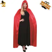 在飛比找ETMall東森購物網優惠-新款多色絲絨女巫披風生日派對服裝公主連帽巫師斗篷角色扮演服裝