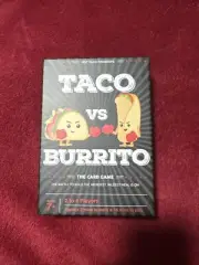 Taco vs Burrito The Card Game For 2 To 4 Players Ages 7+ By Hot Taco