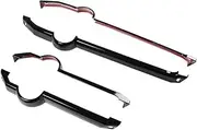 Interior Console Trim For Land For Rover For Discovery 3 LR3 2004-2009 Car Door Inner Door Trim Strip Trim Sticker Car Accessories Car Interior Accessories(Black)