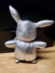 Pokemon Pikachu Plush Silver 25th Anniversary Licensed Jazwares NEW With Tag 10"