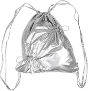 GLSTOY Nylon Drawstring Backpack Foldable Large Capacity Gym Bag for Travel Stylish Design Comfortable Double Shoulder Straps Versatile for Sports and Daily Use