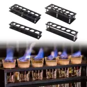 Shots Glass Holder Snack Tray Acrylic Drinkware Bartending Tool Desktop Barware