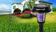 SOWAZ SOLAR FLY PEST INSECT MOSQUITO OUTDOOR LED/UV BUG ZAPPER PATHWAY LIGHT
