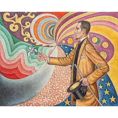 Paul Signac, Opus 217, M. Felix Feneon, Semi-Metallic Gloss, 32" x 40"