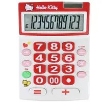 在飛比找PChome24h購物優惠-E-MORE HelloKitty 12位數計算機 KT22