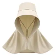 Two KAT Wide Brim Foldable Sun Poneytail Hat with Large Neck Flap, Womens UV ...