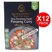 12X70G Blue Elephant Panaeng Curry Paste Thai Spicy Herbs Spices Yum Soup Sauce
