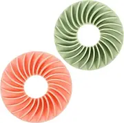 2pcs Pet Leaking Toy Dog Fun Bowl Puppy Slow Feeder Water Dog Toy Puppy Training Catching Toy Small Dog Chew Toys Slow Feed Pet Bowl Dog Slow Eating Bowl Pets
