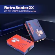 RetroScaler2x AV to HDMI-compatible Converter and Line-doubler For Retro Game Co