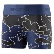 Skins Compression DNAmic Force MOC Primary Womens L Shorts BLU Activewear Tights