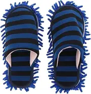 1 Pair Dusting Mop Slippers Chenille Slipper Dust Mop Shoes House Mop Slippers Bath Spa Slippers Mop Shoe Cover Cartoon Socks Dust Cleaning Slipper Cotton Slippers Floor Travel/1464