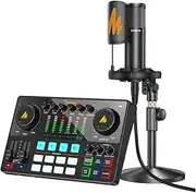 Maono AME2A USB-C Audio Interface - Built-in Effects, XLR and Inst Input, Includes Microphone