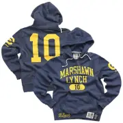 Men's Roots of Fight Marshawn Lynch Navy Cal Bears Name & Number Tri-Blend