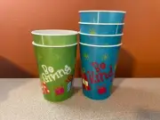 Christmas Charlie Brown The Peanuts Gang Plastic Cups Be Kind Giving 2 Cups NEW