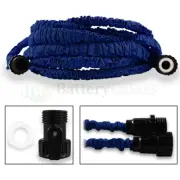 Garden Hose 50 feet Lightweight Expandable Deluxe Heavy Duty Flexible Water BLUE