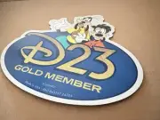 D23 2025 Disney Gold Member Goofy And Max Magnet Refrigerator Accessory New