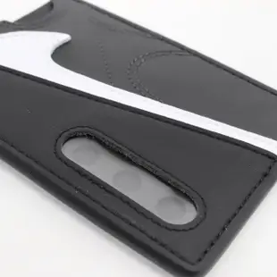 【NIKE 耐吉】錢包 Icon Air Max 90 Card Wallet 黑 白 皮革 卡片夾 皮夾(N100974007-6OS)