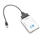 Adapter Converter for Hard Disk HDD SSD USB 3 To SATA 2,5 " With HDD 2TB