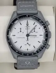 swatch x omega bioceramic moonswatch 1965