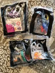 4 McDonald's Happy Meal Toy Disney Encanto #7 Chispi-1 Antonio-2 Pepi-8 Isabela