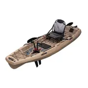 Outdoor360 Modular Pedal Drive Fishing Kayak Canoe Boat Saltwater or Freshwater - Brown