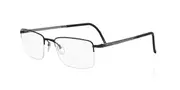 Silhouette Illusion 5457 6058 Men's Glasses Black Size 53 - Private Health Rebate - Blue Light Block Available
