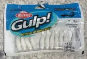 Berkley Gulp Saltwater 3" Swimming Mullet Pearl White