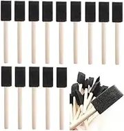 Foam Brush, Wanfoou 60 Pcs Foam Paint Brushes, Sponge Paint Brush,Foam Brush with Wood Handle,Foam Art Paintbrushes,Sponge Brushes for Painting