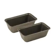 Range Kleen Gray Non-Stick MIni Loaf Pan Set of 2