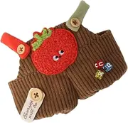 Plush Doll Clothes,15cm Dress Up Doll Clothes | Vegetable Dress Up Doll Clothes, Cute Stuffed Plush Overalls Detachable for 20cm Stuffed Animals