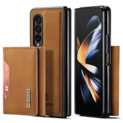 For Samsung Galaxy Z Fold4 5G Phone Case Magnetic Absorption Wallet Phone Case Cover