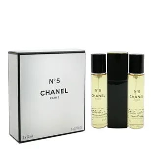 香奈兒 Chanel - N°5典藏隨身女性淡香水+2*補充瓶 No.5 Eau De Toilette Purse Spray And 2 Refills