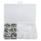 270Pcs Male Female Spade Connector Wire Crimp Terminal+Insulating Sleeves Brass