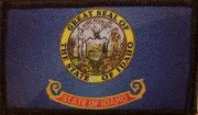 IDAHO STATE Patch W/ Hook & Loop Fastener Tactical Emblem Best Price