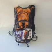High Sierra Hydration Pack 2L Air Flow Orange Gray Black Backpack Hiking Camping