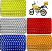 Pack of 50 Reflective Stickers, Safety Warning Tape, Self-Adhesive Reflector Sticker, Bicycle Safety Sticker, Safety Reflective Tape for Bicycles, Clothes, Helmets, Motorcycles