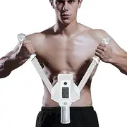 Arm Exerciser, Hydraulic Power Twister, Adjustable Hydraulic Pressure 22-330lbs Arm Muscle Training Machine, Home Gym Fitness Equipment with LCD Counter