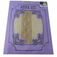 在飛比找PChome商店街優惠-ANNA SUI 側邊縷花漁網花紋褲襪(膚)