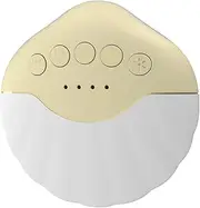 KIBEE Portable White Noise Machine - 12 Soothing Sounds, Timer, Egg-Sized, Night Light for Sleeping Baby & Adults