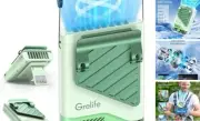 2025 AI Portable Waist Fan Rechargeable with LED Display & 40H Runtime,5