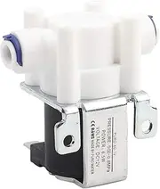 1pc 12V DC Electric Water Solenoid Valve, Solenoid Coil Normally Closed Quick Connector, Water Solenoid Valve 1/4 Normally Open Universal Joint, for Water Purifier System