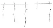 Holiday Wonderland 47910-88 Christmas LED Icicle Lights Set, Micro, Twinkling