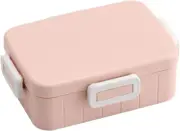 YZFL7AG-A Lunch Box, Dull Pink, 22.0 Fl Oz (650 Ml), 4 Point Lock, for Women, Ma