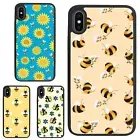 Abstract bumblebee pattern For iPhone XS 11 12 13 14 15 16 Pro Max Friendly Case