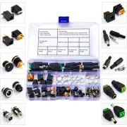 DC Power Jack Connector Assorted Kit, 5.5 x 2.1mm DC Power Supply Jack Socket...