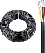 12 Gauge Wire 4 Core Tinned Copper Conductor 50-200FT PVC Insulated Jacket Electrical Wire 50-200FT High Power Durable Cable for High Current Applications(165FT(50M))