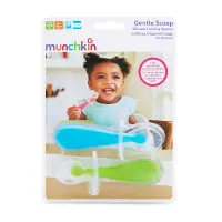 在飛比找蝦皮購物優惠-munchkin滿趣健矽膠學習湯匙 2入 寶寶餐具✪ 準媽媽