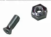 20 Countersunk Section Bolts & Nuts Fits J.E. LOVE,HART CARTER, Knife heads