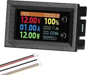 Labymos 9in1 Multifunction Tester 1.14-inch IPS Color Display Measuring Instrument with Voltage t Power Impedance Capacity Energy Temperature Running Time Electricity Measurement Supports Cumulative