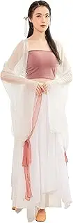 [Angcoco] Women's Flared Long Sleeve Butterfly Decored Chiffon Cardigan Top
